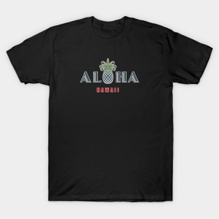 Aloha Hawaii with Pineapple T-Shirt